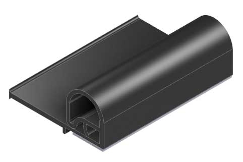 FLIP 'N SEAL SLIDE-OUT SEALING SYSTEM SINGLE .91" BULB 1.25" WIPE WITH WIRE CARRIER FOR WORM GEAR DRIVEN SLIDE MECHANISM 35'