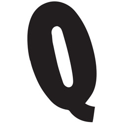 BLACK LETTER - Q