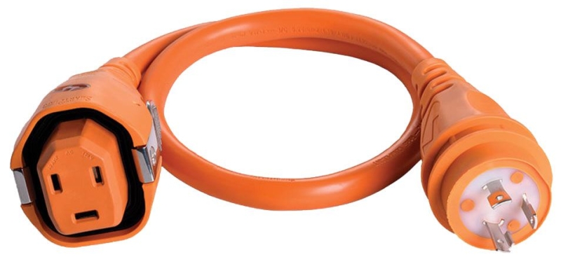 30A Female to 30A Male Twist Connector