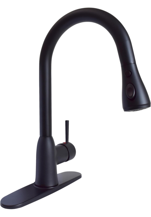 Pulldown Kitchen Faucet  Matte Black