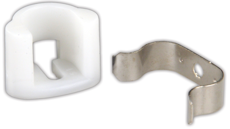 FRICTION CATCH W/ METAL CLIP - 2/PK