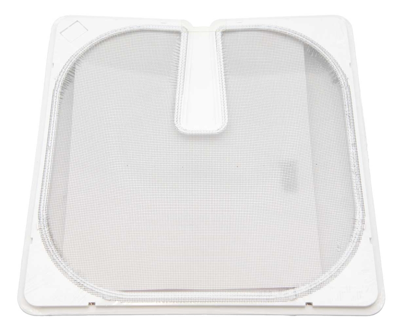Screen for Powered Roof Vent w/Plastic Mounting Flange