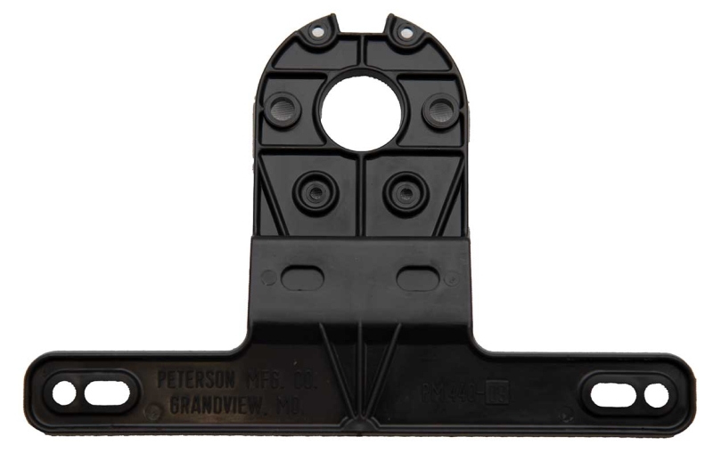 LICENSE BRACKET UNIVERSAL BLACK PLASTIC 8.5"X2.75"