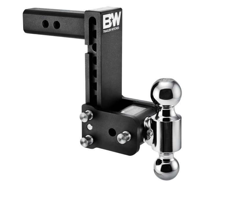 Dual Ball Adjustable Ball Mount  2"&2-5/16" Chrome Balls