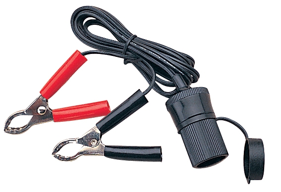 POWER SOCKET W/ BATTERY CLIPS