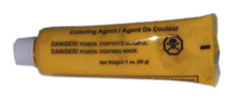 COLOR AGENT 1 Oz. TUBE - SUNSET YELLOW