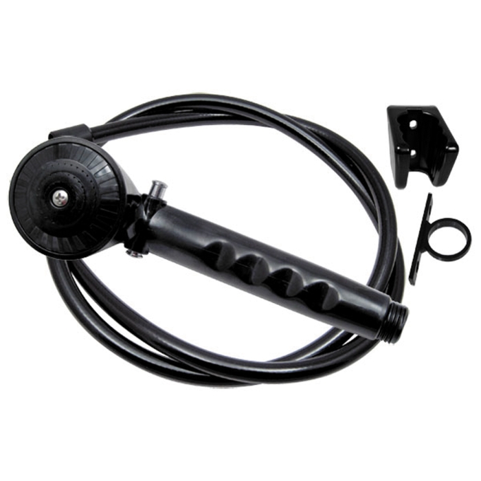 SHOWER HAND SET BLACK W/60" VINYL HOSE CLASSIC