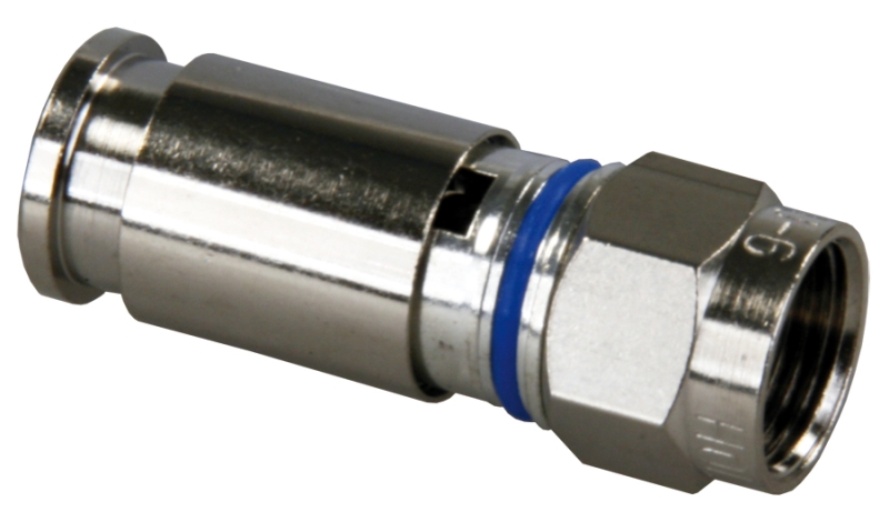 RG6 CRIMPED COAX END FOR H D/SATELLITE R G6 CRIMPED 2/PK