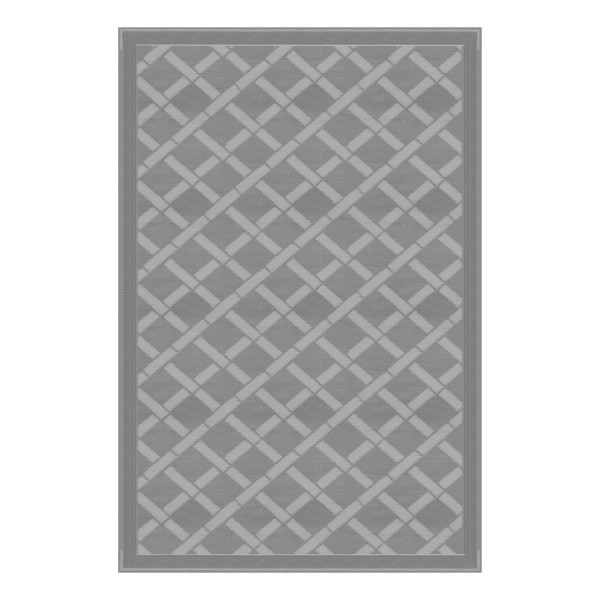 All Weather Patio Mat - 6' x 9' (Gray)