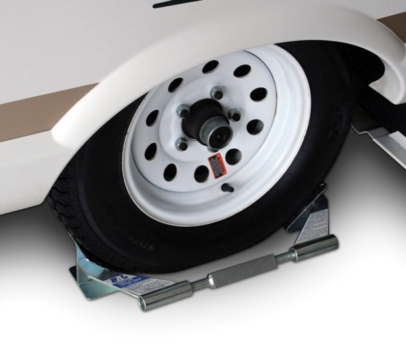 CHOCK SINGLE AXLE TIRE LOCKING