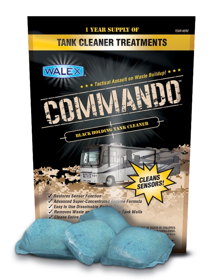 Commando Black Tank Cleaner - 4 Sachets