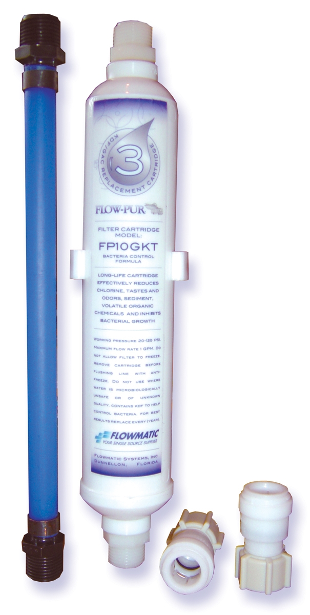 UNDER COUNTER WATER FILTER IN-LINE
