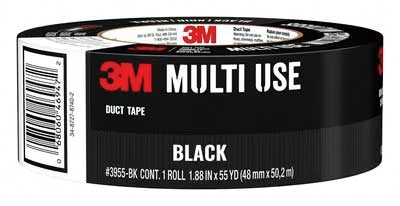 DUCT TAPE BLACK 1.88" X 55 YDS