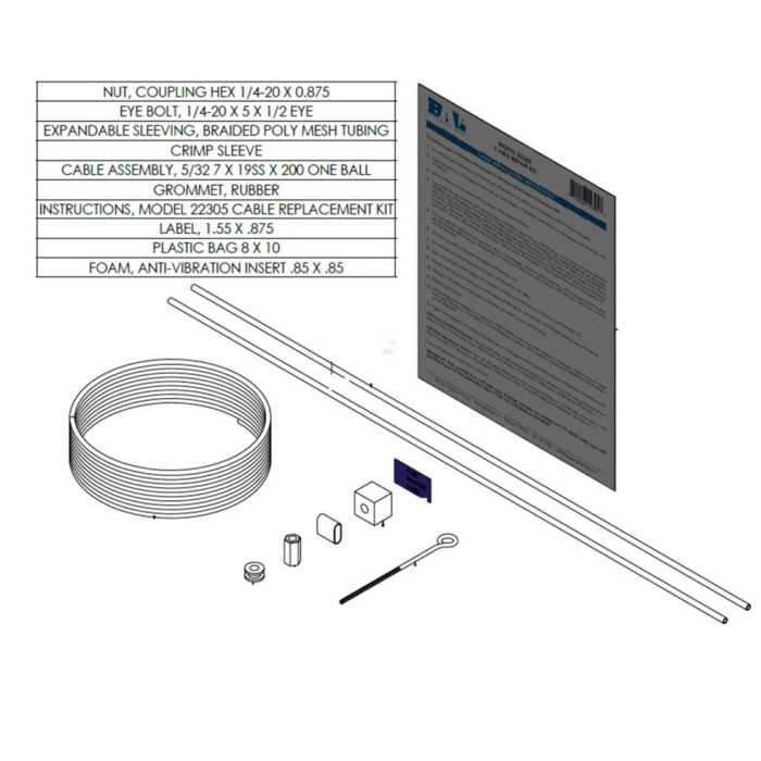 BAL Cable Repair Kit