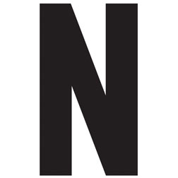 BLACK LETTER - N