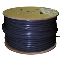 JACKETED BRAKE WIRE - STRANDED COPPER WIRE WITH BLACK AND WHITE WITH GRAY JACKET 500'- 12-2