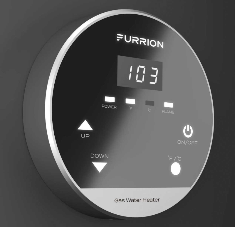 WALL CONTROLLER FOR WATER HEATER C-FWH09A-001