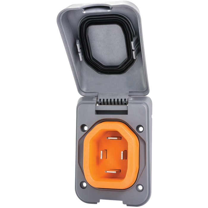 Inlet - 50 Amp Gray