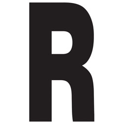 BLACK LETTER - R