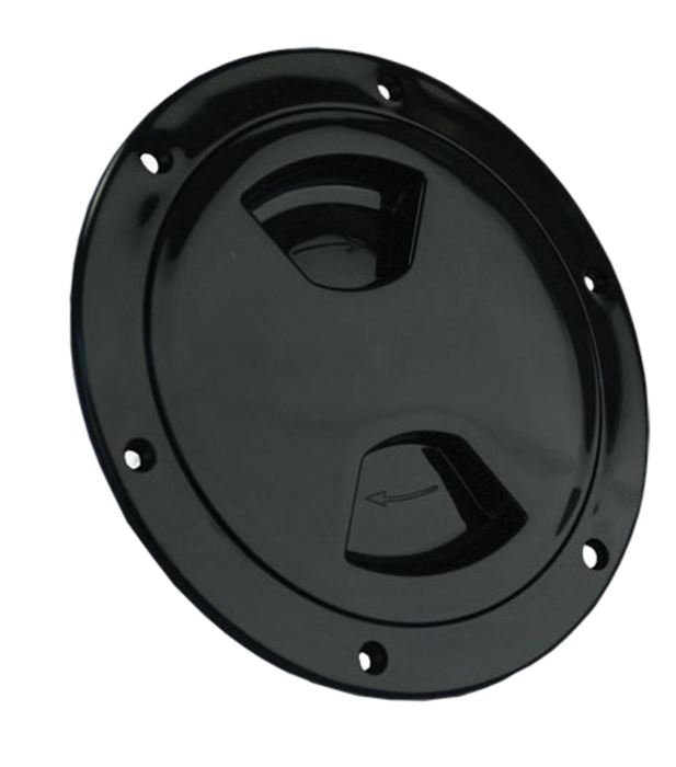ACCESS/DECK PLATE 4" - BLACK