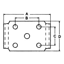 HEAVY DUTY AXLE U-BOLT PLATES