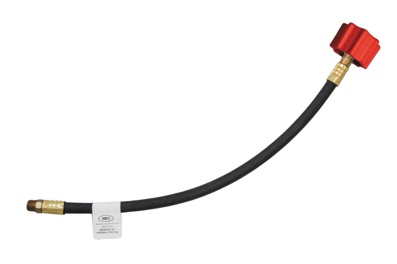 HOSE GAS THERMOPLASTIC 1/4IN ID HIGH PRESSURE 15IN 1/4IN INV FLARE X EXCESS FLO POL - Packaged