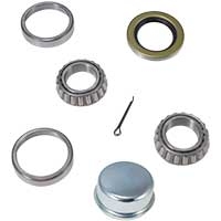 BEARING KIT- 1-1/16" STRAIGHT SPINDLE WITH DUST CAP  L44649 CONE L44610 CUP  (6203)
