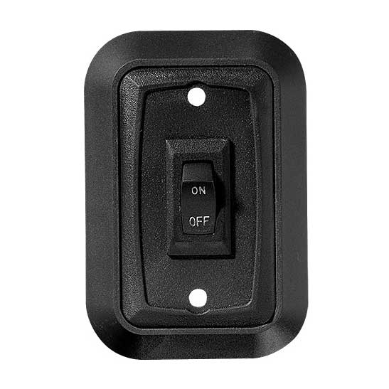 Wall Plate Switch  Black  Single