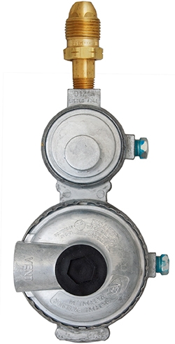 REGULATOR EXCELA-FLO COMPACT INTEGRAL TWO STAGE WITH SIDE VENT & EXCESS FLOW POL - Packaged