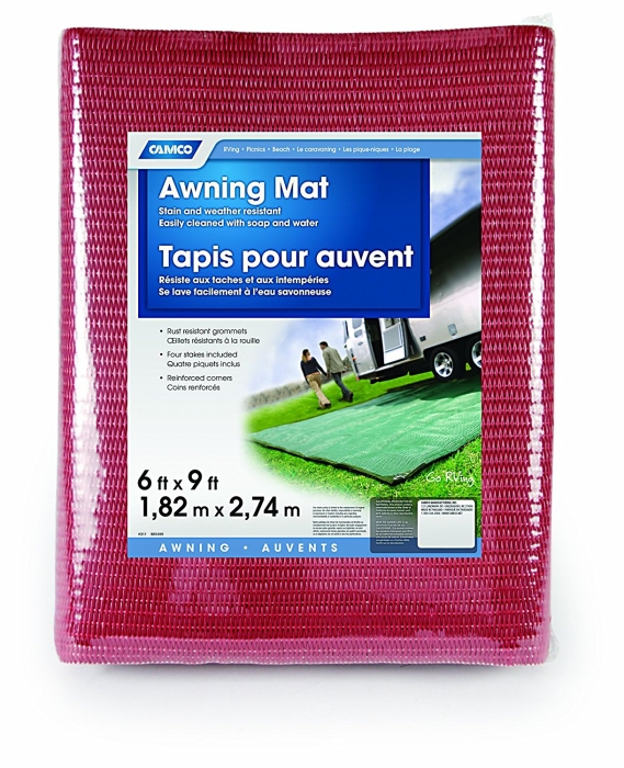 LEISURE MAT  6' X 9' - BURGUNDY