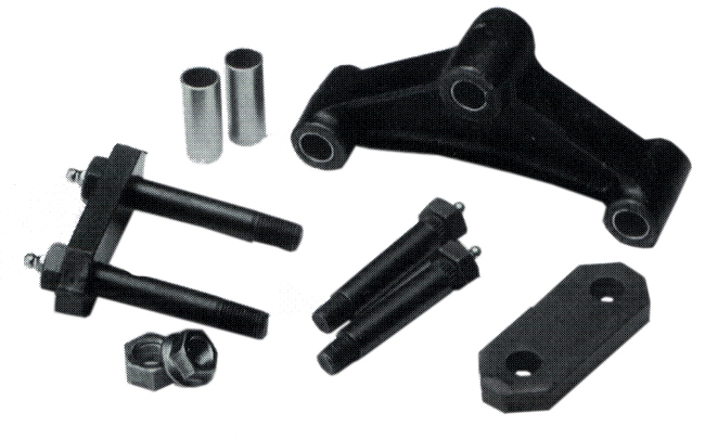 HEAVY DUTY SUSPENSION KIT - FOR 1-3/4 INCH WIDE  DOUBLE EYE SPRINGS - TANDEM AXLES