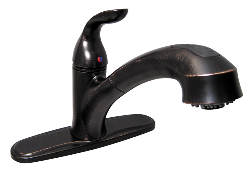 Faucet - 8' HYBRID KITCHEN Pull-Out Spray - Rubbed Bronze