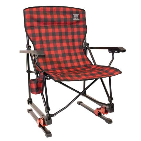 Spring Bear Chair Quad Fold Red/Black
