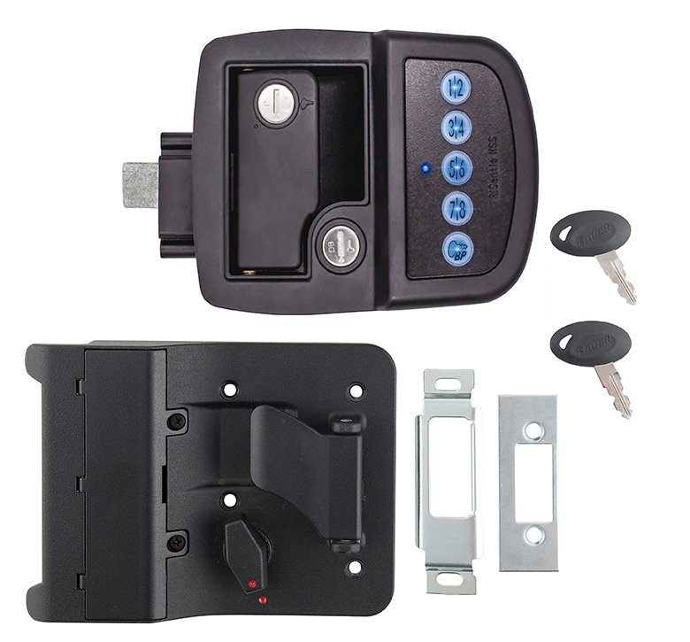 Electric Travel Trailer Lock-Black