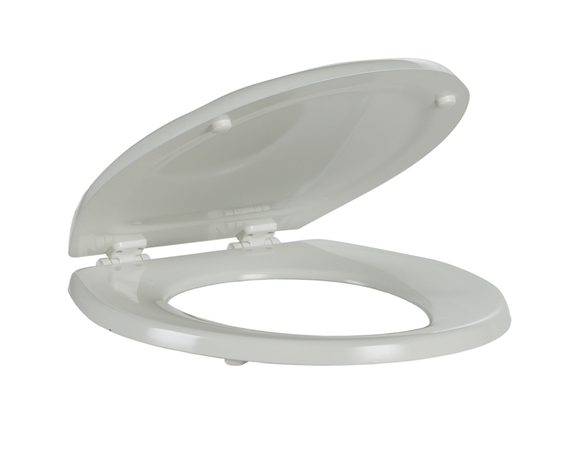 TOILET SEAT AND COVER WHITE