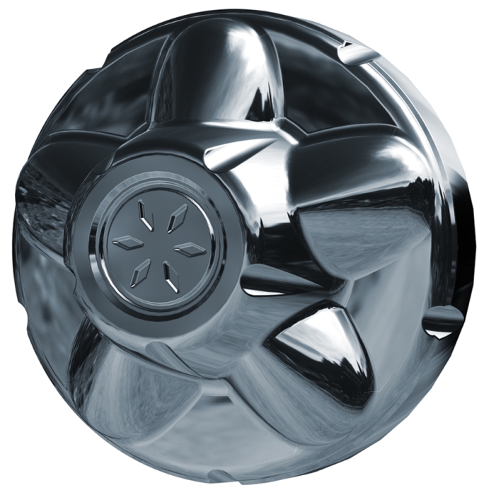 HUB CAP CHROME 5 LUG ABS