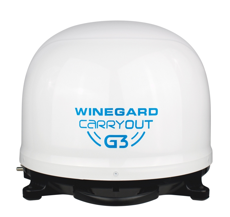 Carryout G3 Portable Satellite Antenna - White