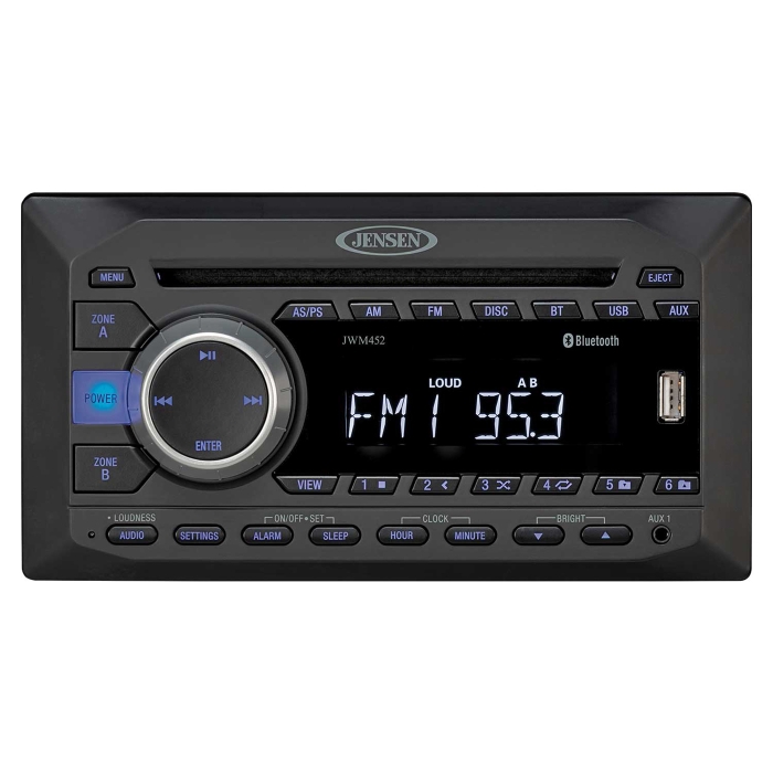 RV WALL MOUNT STEREO DVD/BLUETOOTH/AUX/USB/HDMI/2-ZONE