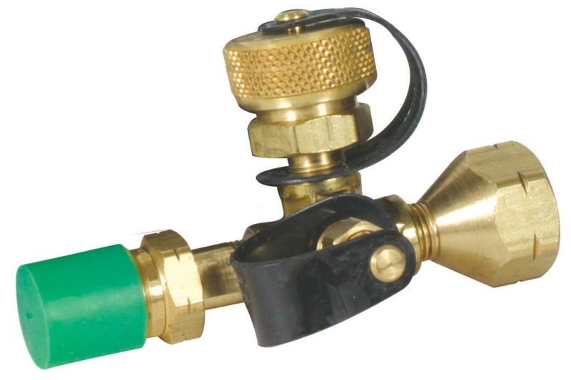 BRASS TEE 4 PORT