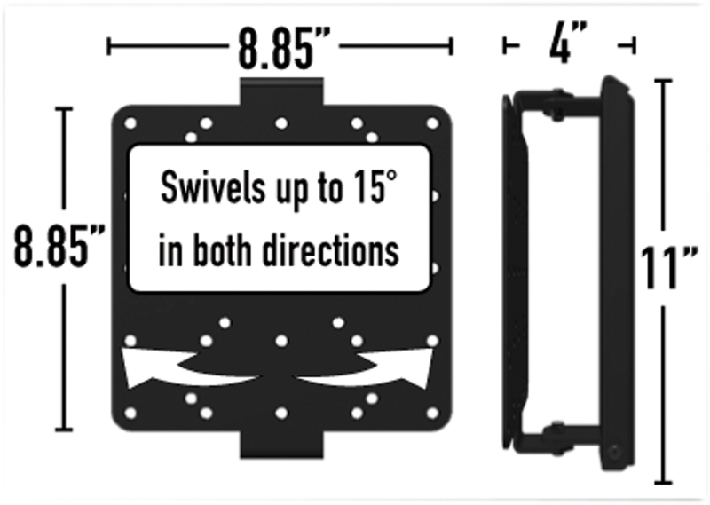 SWIVEL WALL TV MOUNT