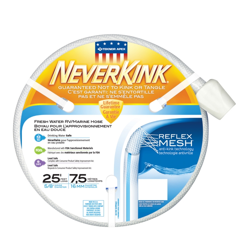 WATER HOSE NEVERKINK 5/8" X 25'
