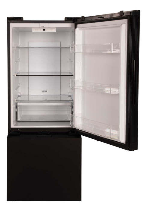 FURRION Artic DUAL SWING REFRIGERATOR - BLACK GLASS