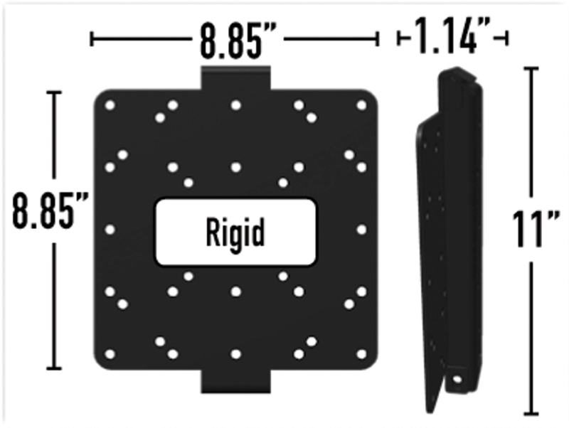 RIGID WALL TV MOUNT