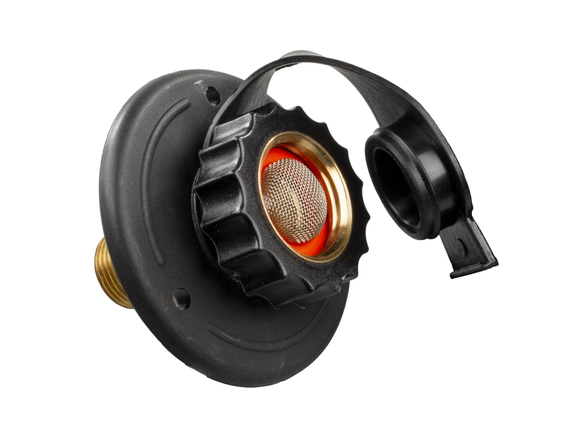City Water Flange  Black Plastic  FPT