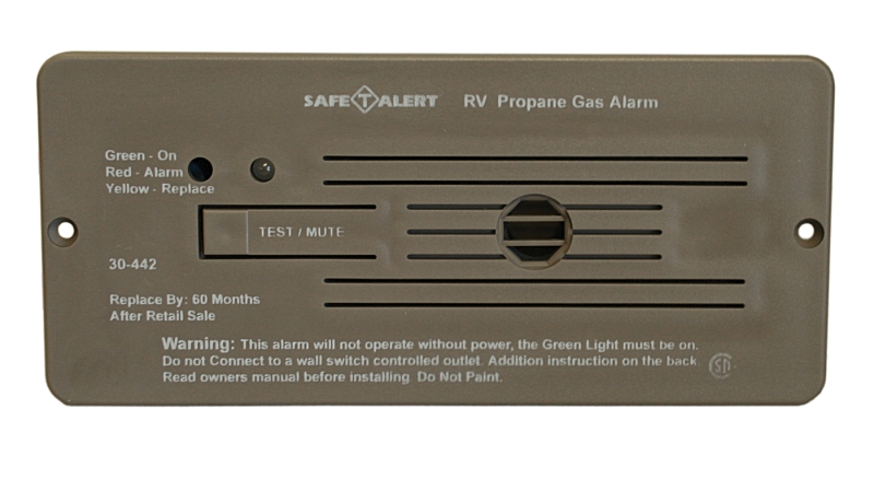 PROPANE GAS ALARM 12 VOLT-BROWN