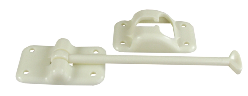 T STYLE DOOR HOLDER - 6" COLONIAL WHITE