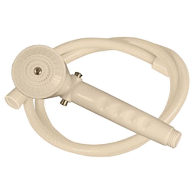 SHOWER HAND SET BISCUIT W/60" VINYL HOSE CLASSIC