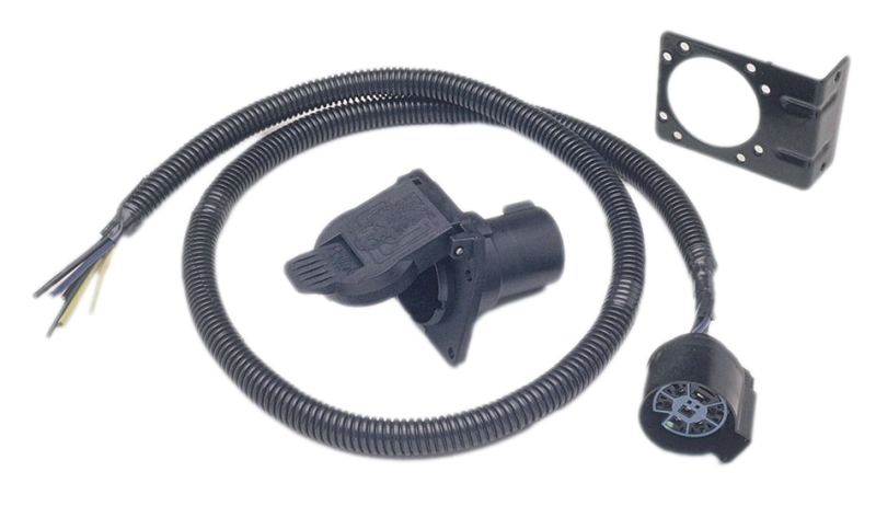 CAR END OEM RV 7 WAY SOCKET W/ 4' HARNESS