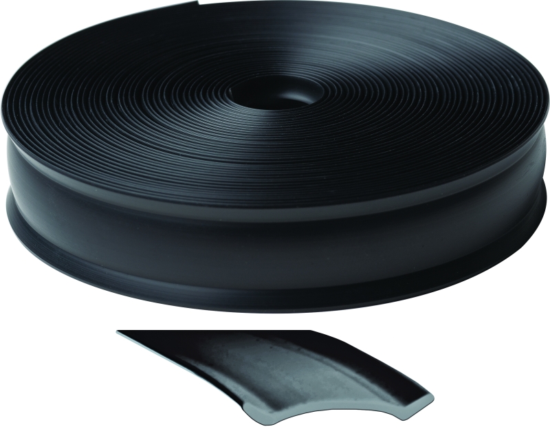Heavy Duty Insert Trim - 1" x 100' Black