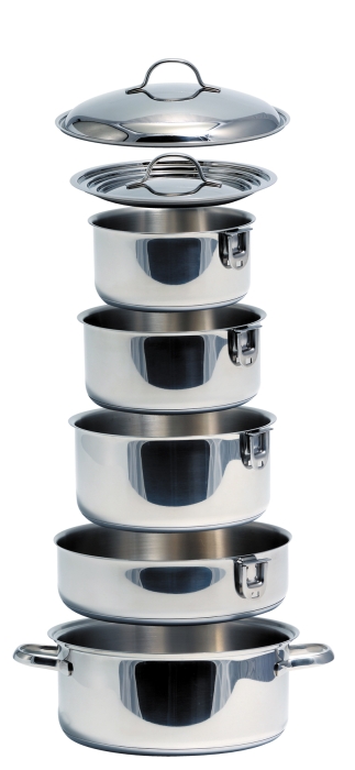 Stainless Steel Cookware - 10 pc Set